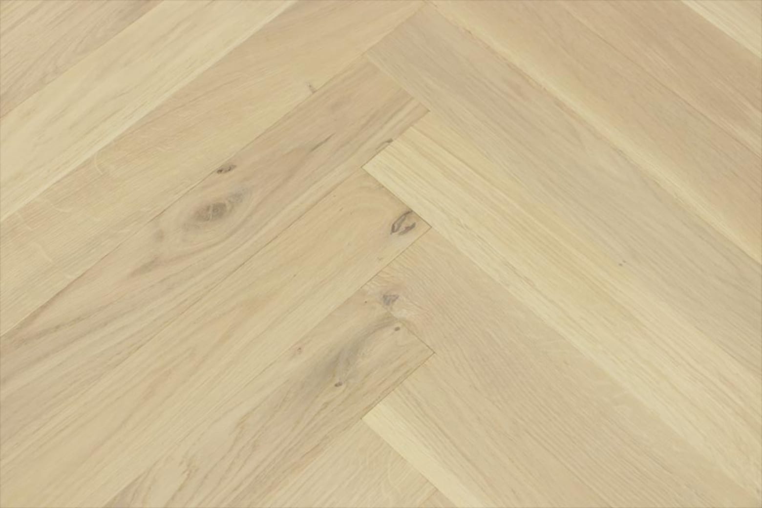Natural Engineered Flooring Oak Herringbone Non Visible UV Oiled No