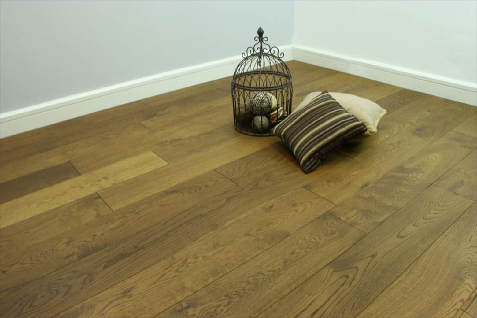 Engineered Oak Flooring Smoked Oiled Wood Floor 150mm Wide real wood