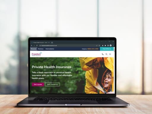 Freedom Health Insurance homepage