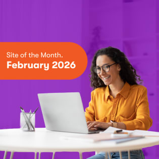 Kentico February 2026 Site of the Month winners featuring upgrades and redesigns on Xperience by Kentico