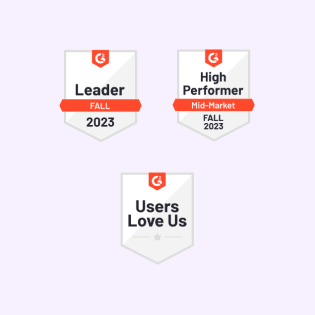 G2 Grid Report Badges for Kentico