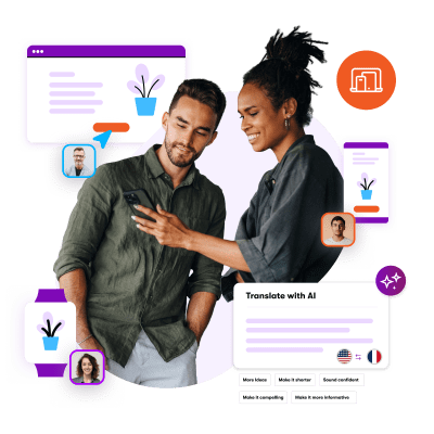 Xperience by Kentico Content Management hero showing centralized CMS delivering to web, mobile, and email