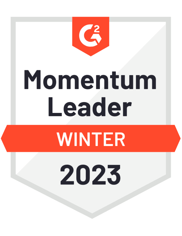 G2 Momentum Leader badge