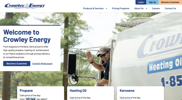 Crowley Energy website
