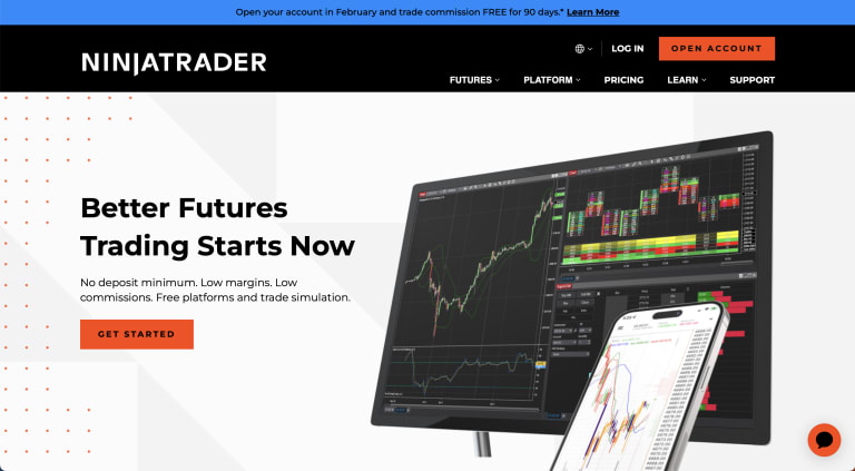 NinjaTrader website