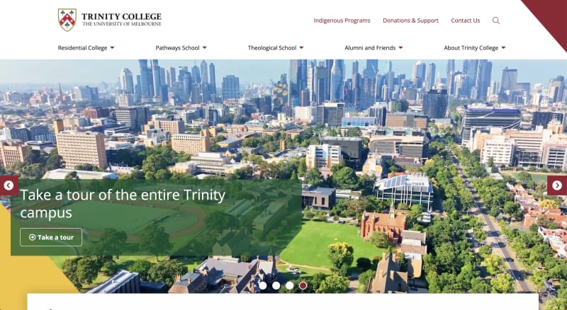 Trinity College Website