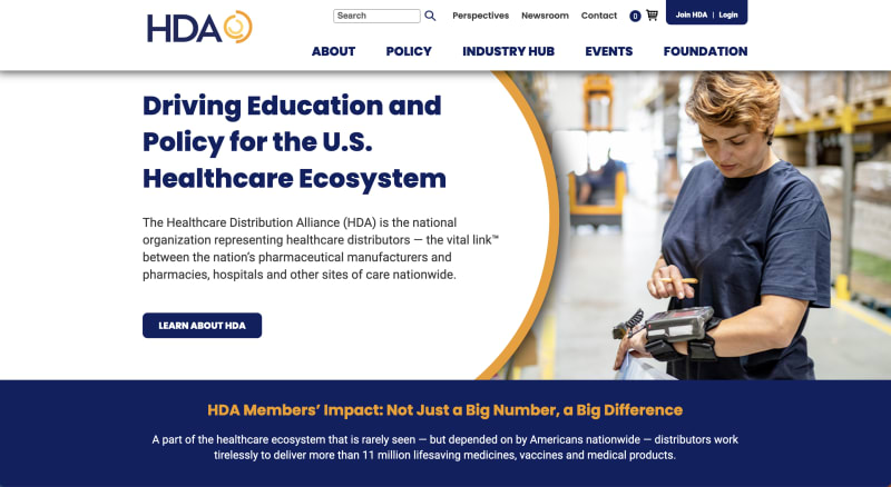 HDA website