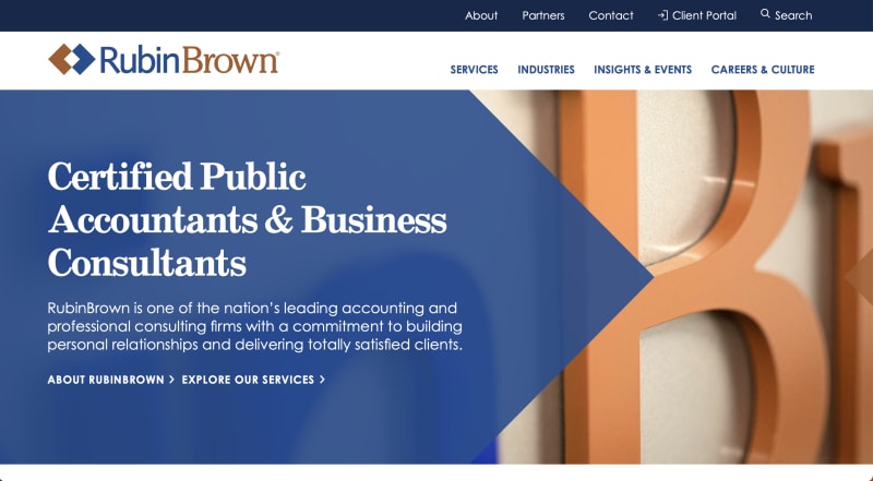 RubinBrown website