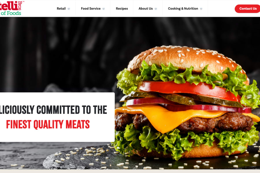 Catelli Brothers Family of Foods website with recipe hub and advanced product filtering built on Xperience by Kentico