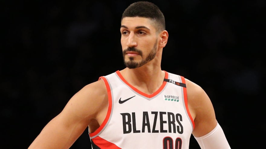 Image result for enes kanter blazers usa today