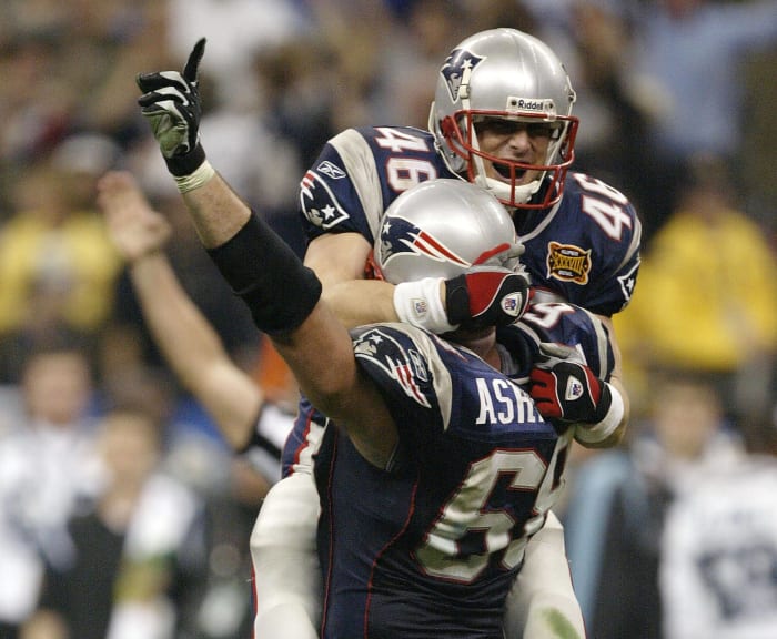 The oldest players to appear on Super Bowl rosters - NewsOpener Brian Kinchen, Age 38: Super Bowl XXXVIII