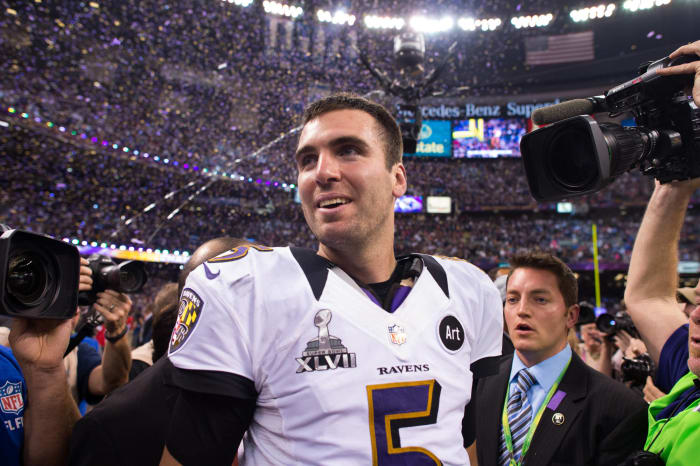 Ranking the QB matchup of every Super Bowl - NewsOpener Super Bowl XLVII: Joe Flacco, Baltimore Ravens, and Colin Kaepernick, San Francisco 49ers