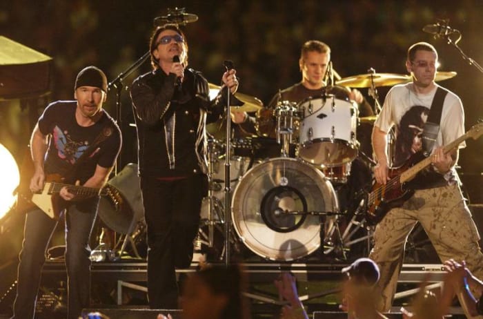 Ranking every Super Bowl halftime show - NewsOpener Super Bowl XXXVI halftime show - U2
